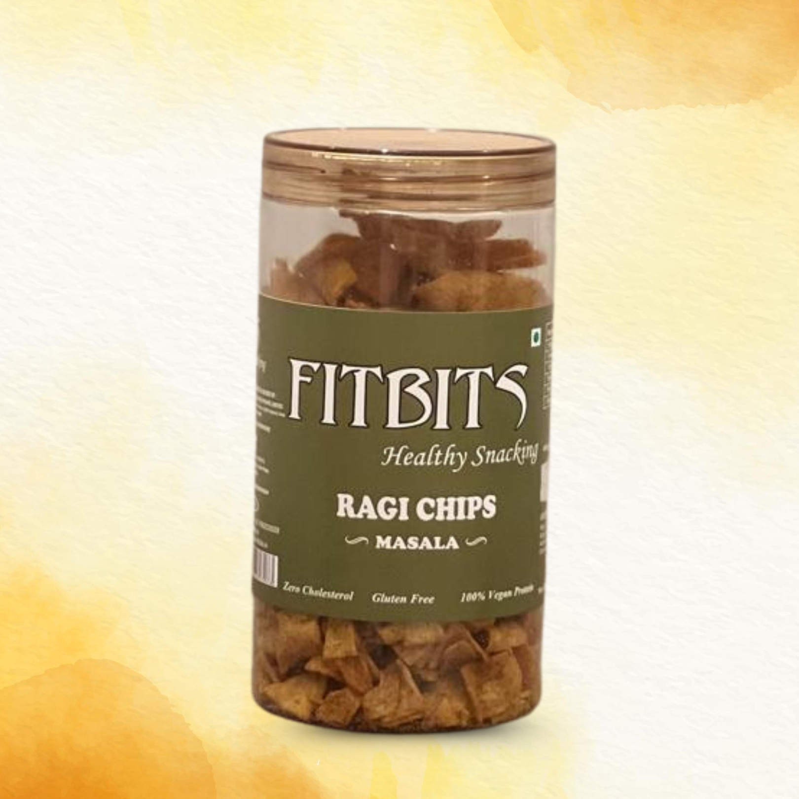 FITBITS Healthy Snacking Ragi Chips – Masala| Gluten Free | Healthy Snack (150g)