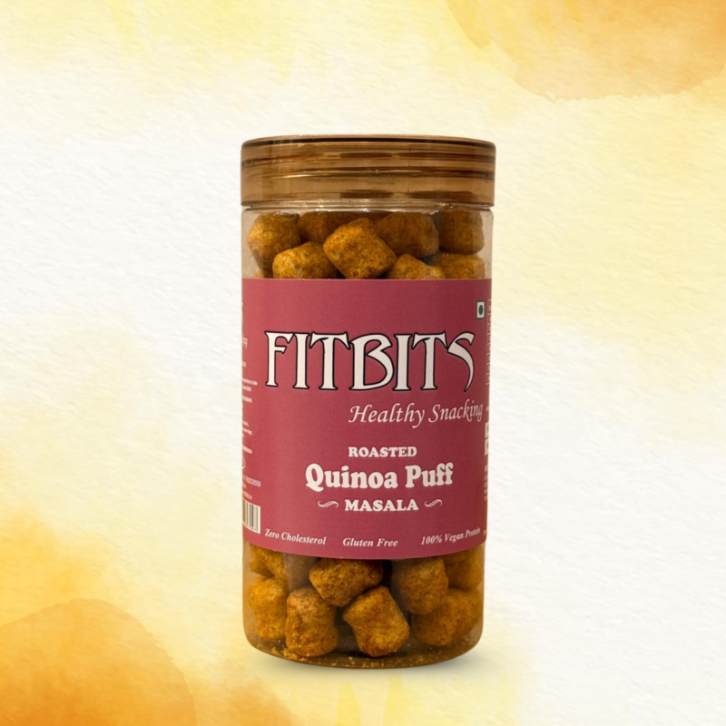 Fitbits Roasted Quinoa Puff - Masala Flavor | Healthy Snacks | (100g)