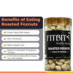 Roasted Foxnuts - (Pink Salt & Pepper) | Gluten Free | Healthy Snack | (Net wt. 70 Gm) - Image 4