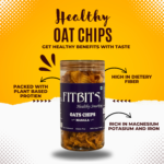 FITBITS Healthy Snacking Oats Chips - Masala| 100% Vegan | Healthy Snack| (150g) - Image 2